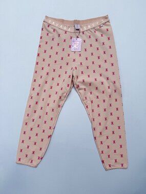 Savage X Fenty Pink Patterned Leggings, Lounge Pants, Size 1X, NWT, Intimates